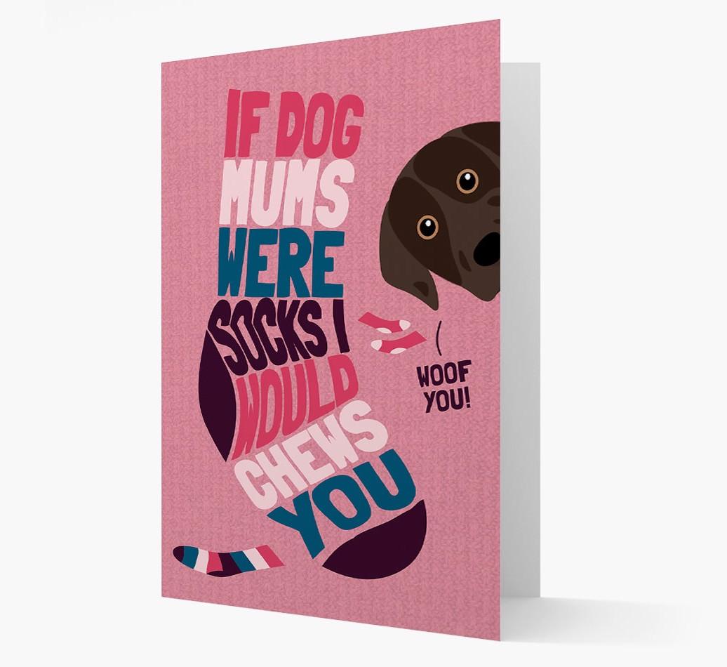 'Chews You' - Personalized {breedFullName} Card