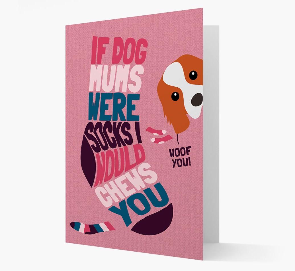 'Chews You' - Personalized {breedFullName} Card