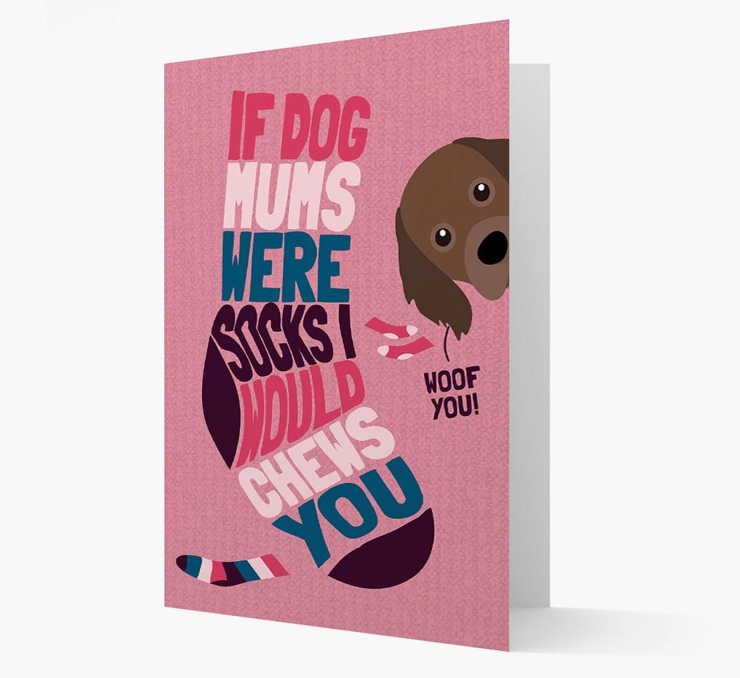 'Chews You' - Personalized {breedFullName} Card