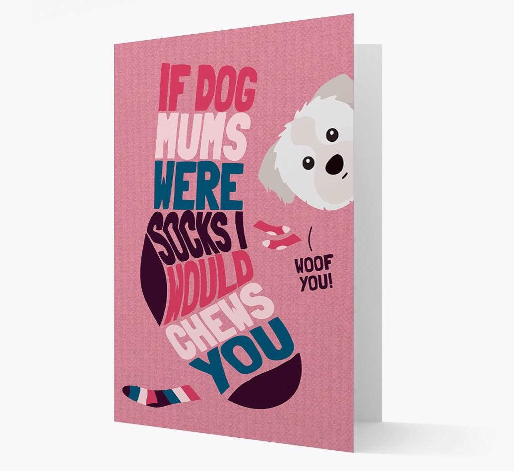 'Chews You' - Personalized {breedFullName} Card