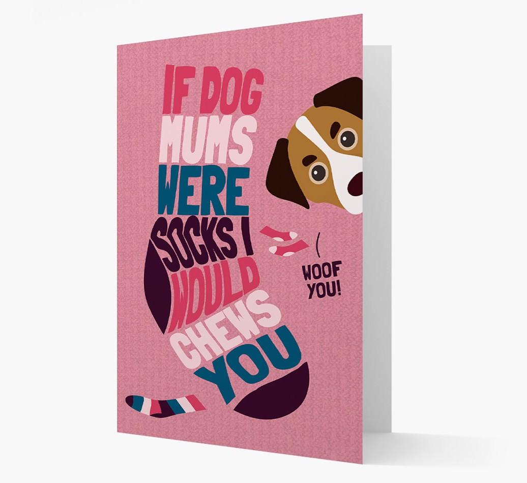 'Chews You' - Personalized {breedFullName} Card