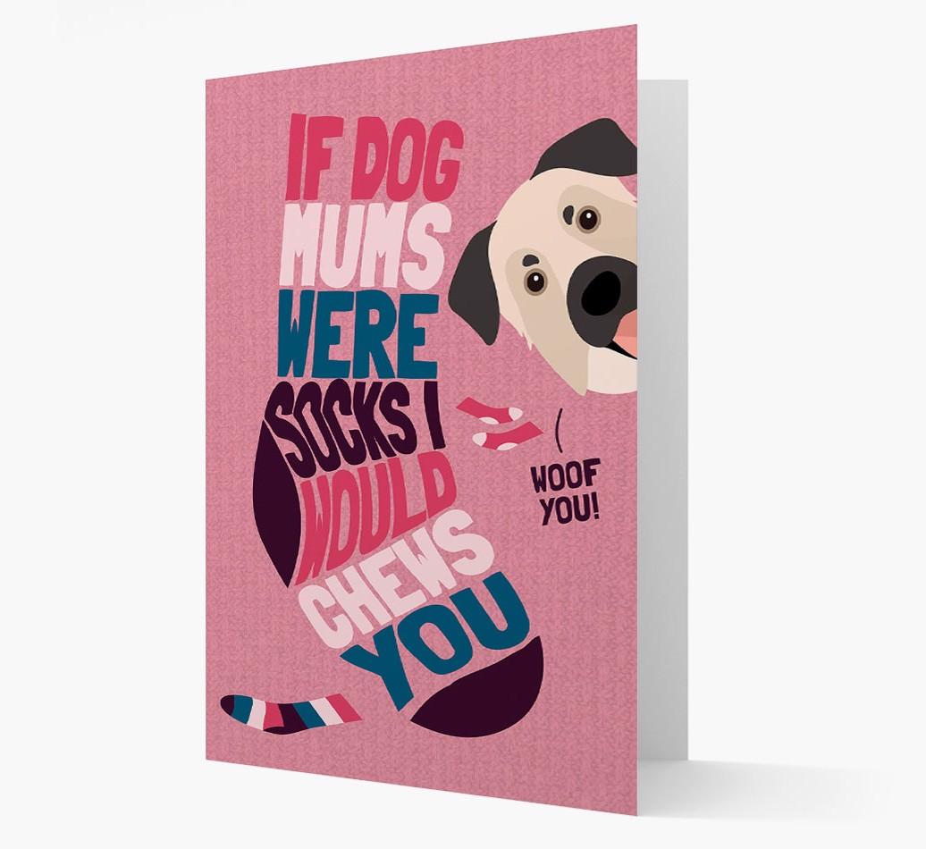 'Chews You' - Personalized {breedFullName} Card