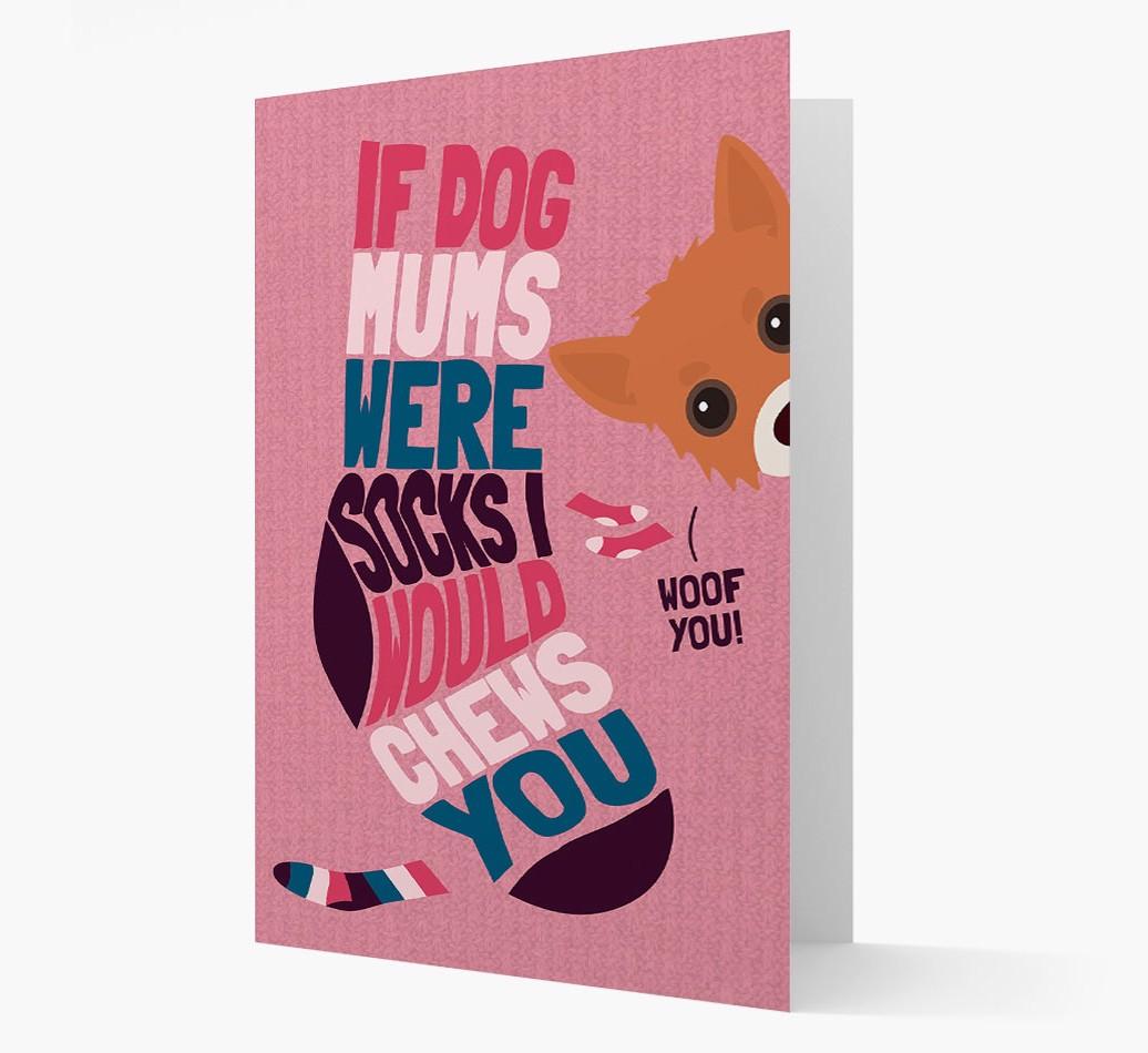 'Chews You' - Personalized {breedFullName} Card