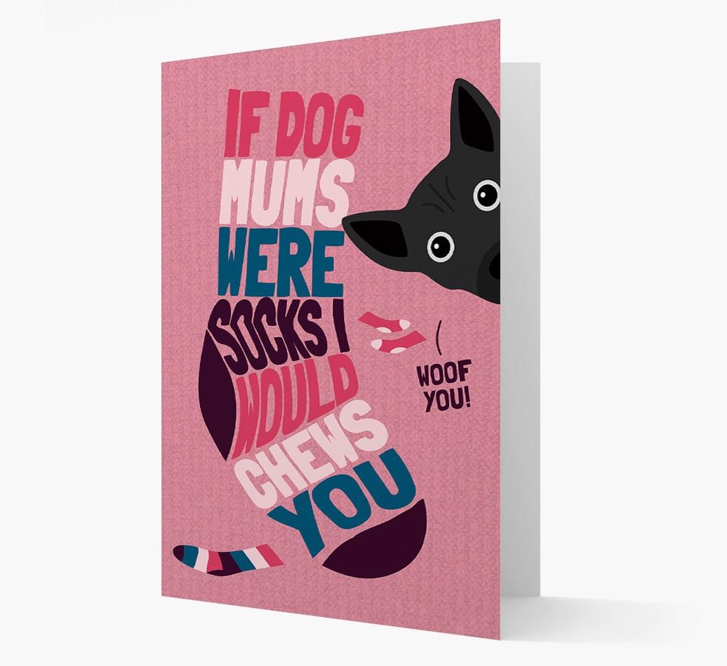 'Chews You' - Personalized {breedFullName} Card