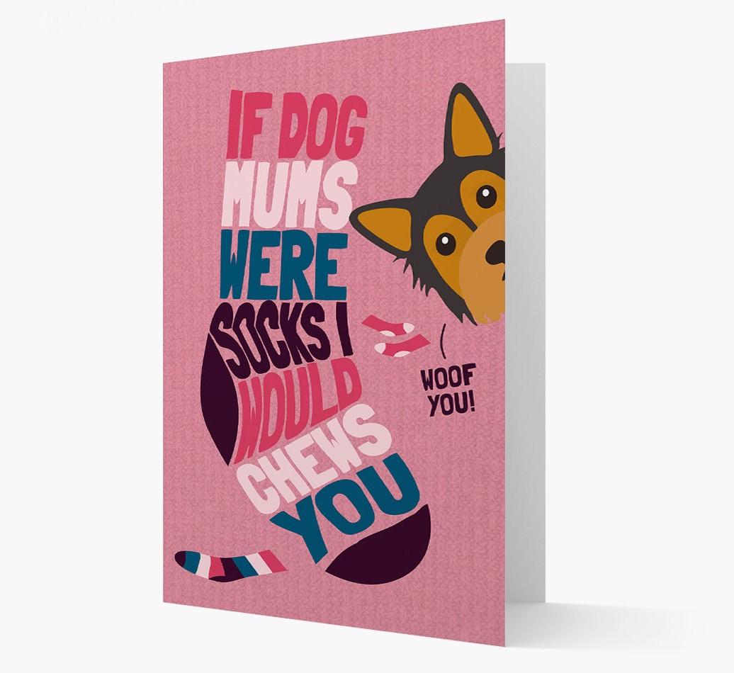 'Chews You' - Personalized {breedFullName} Card
