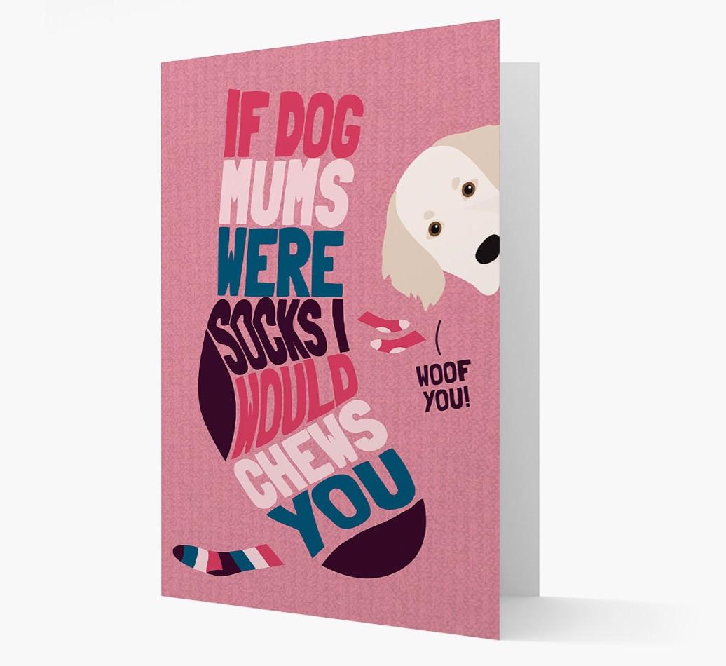 'Chews You' - Personalized {breedFullName} Card