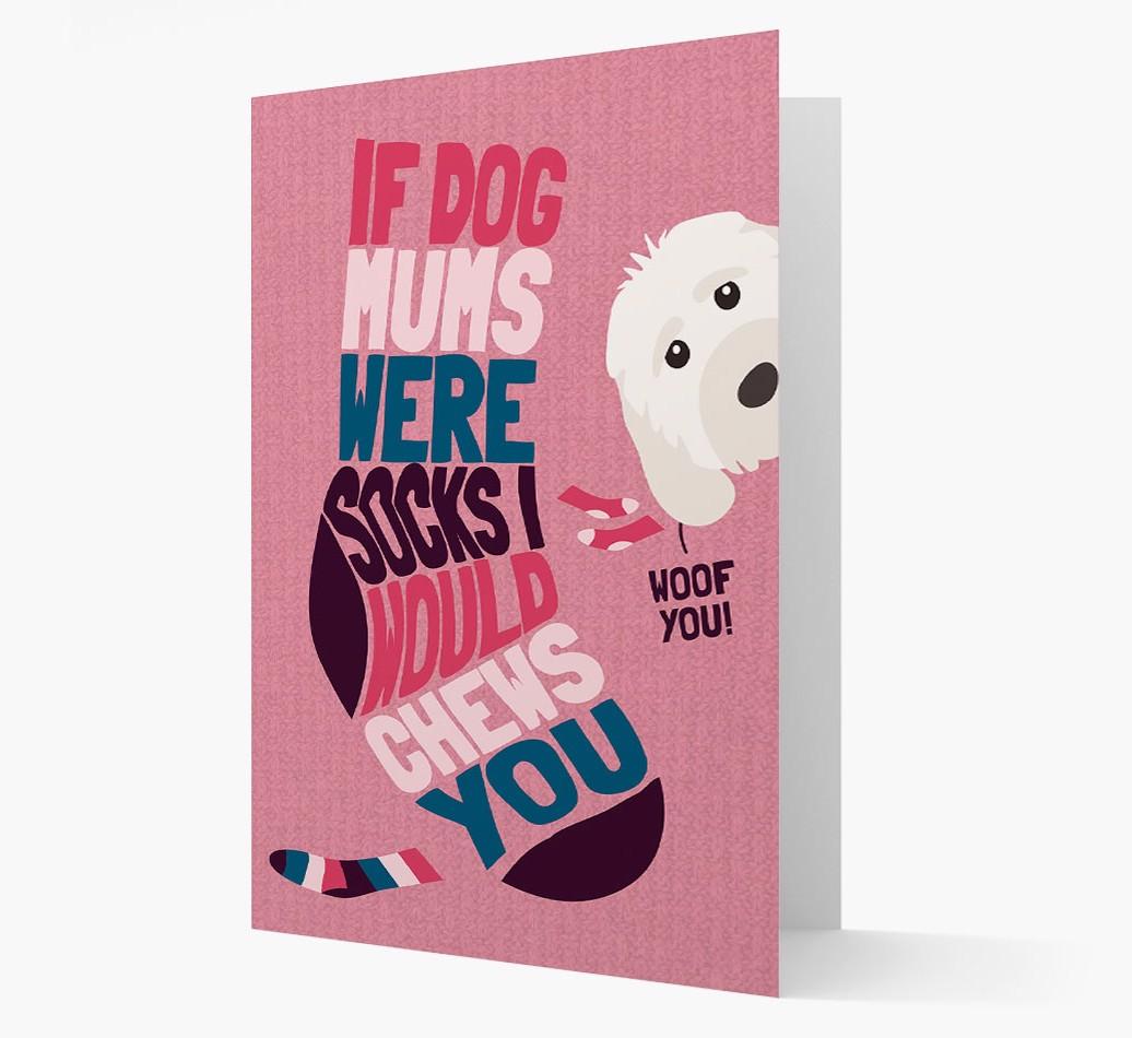 'Chews You' - Personalized {breedFullName} Card
