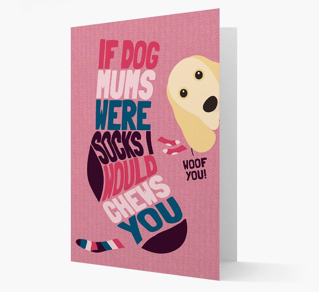 'Chews You' - Personalized {breedFullName} Card