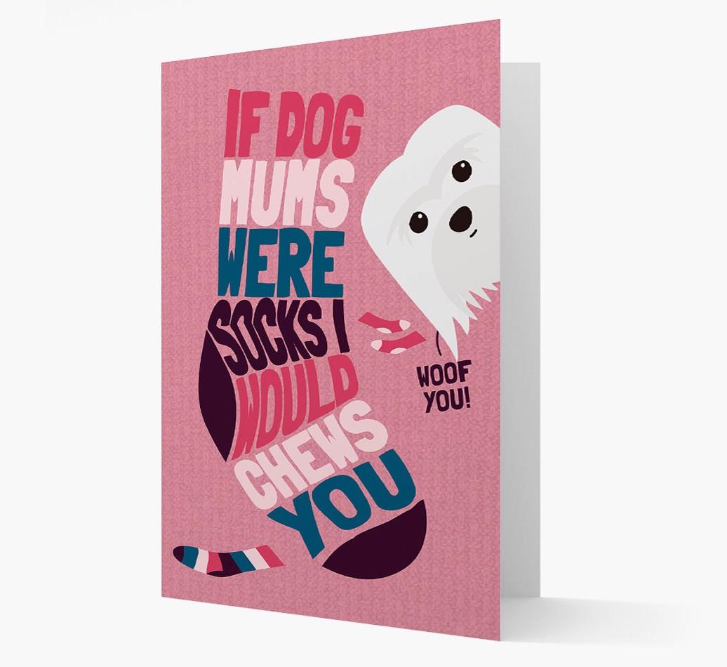 'Chews You' - Personalized {breedFullName} Card