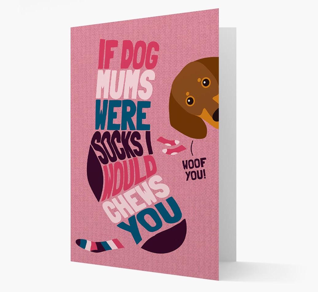 'Chews You' - Personalized {breedFullName} Card