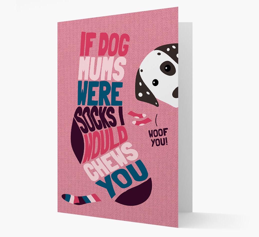 'Chews You' - Personalized {breedFullName} Card