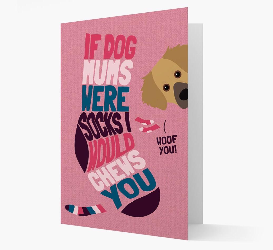 'Chews You' - Personalized {breedFullName} Card