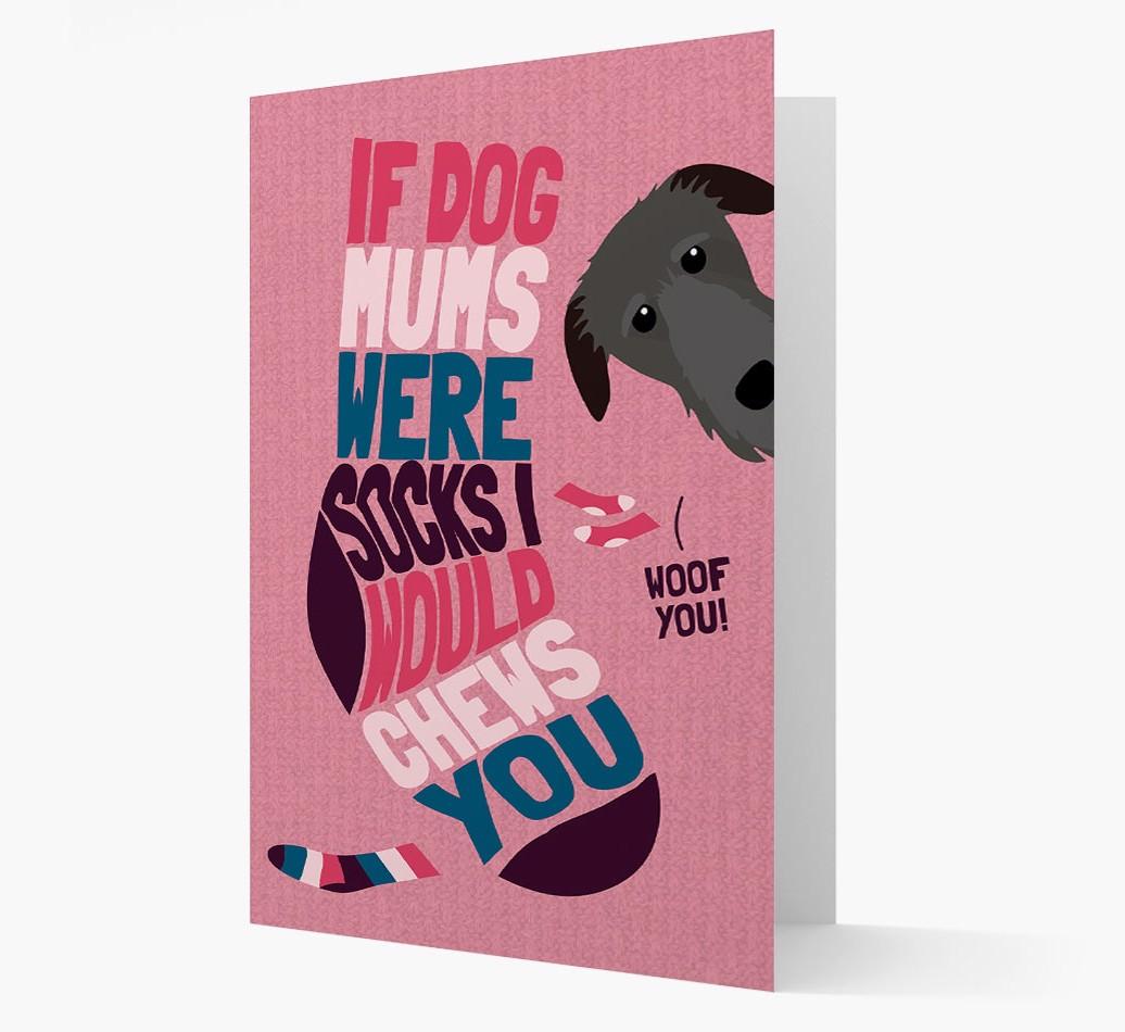 'Chews You' - Personalized {breedFullName} Card