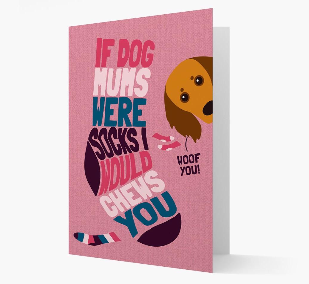 'Chews You' - Personalized {breedFullName} Card