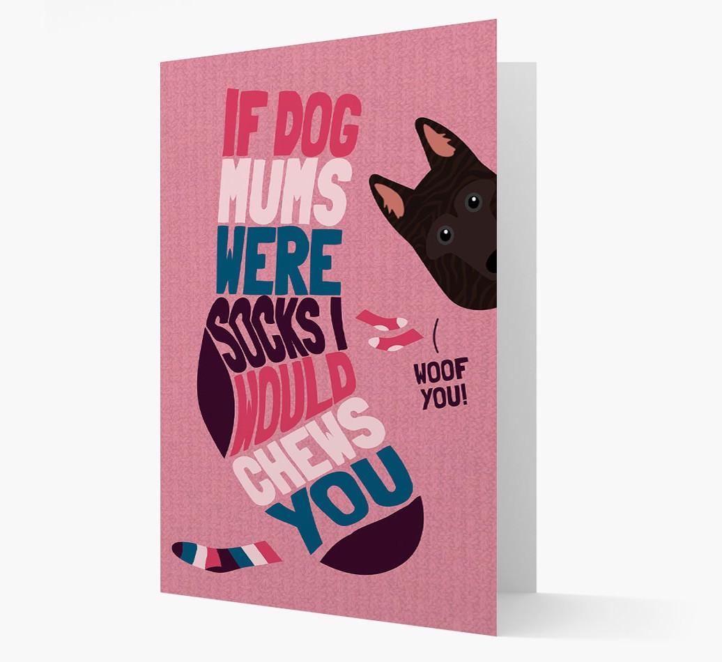 'Chews You' - Personalized {breedFullName} Card