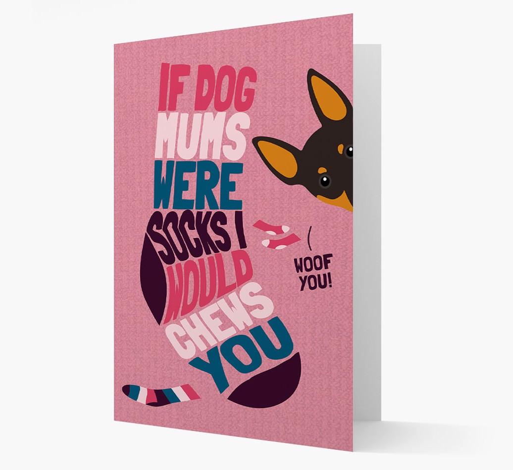 'Chews You' - Personalized {breedFullName} Card