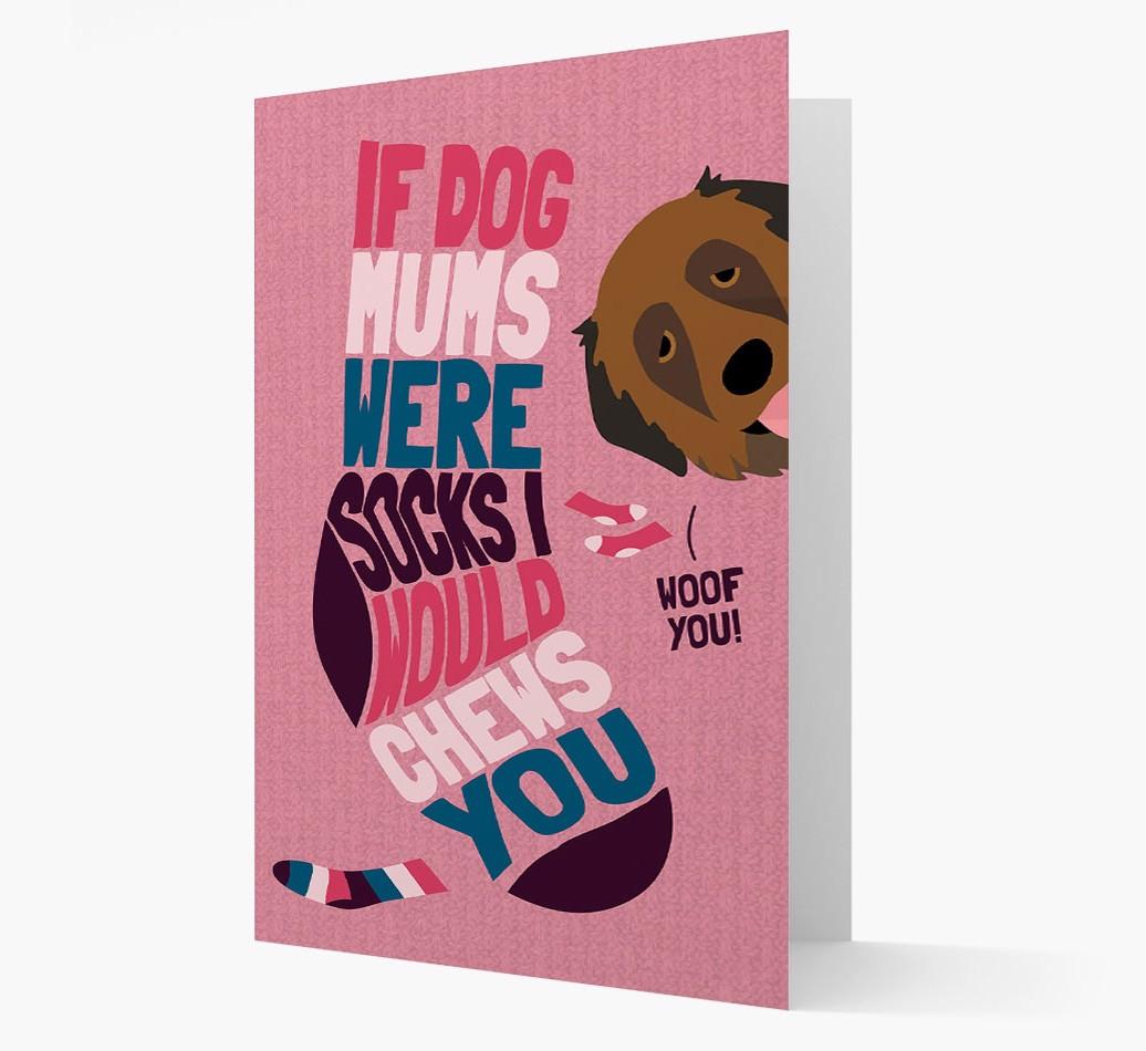 'Chews You' - Personalized {breedFullName} Card