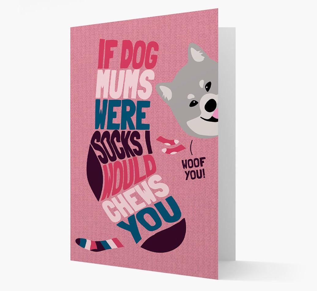 'Chews You' - Personalized {breedFullName} Card