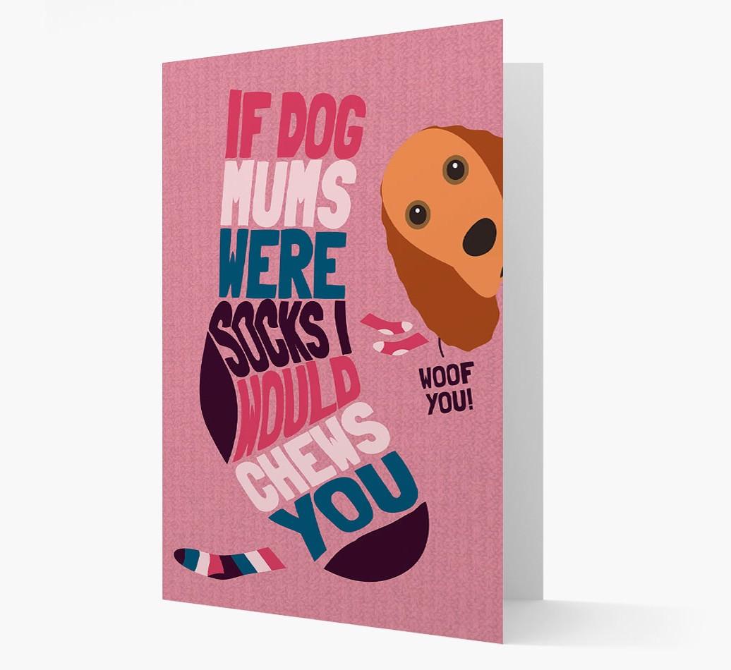 'Chews You' - Personalized {breedFullName} Card
