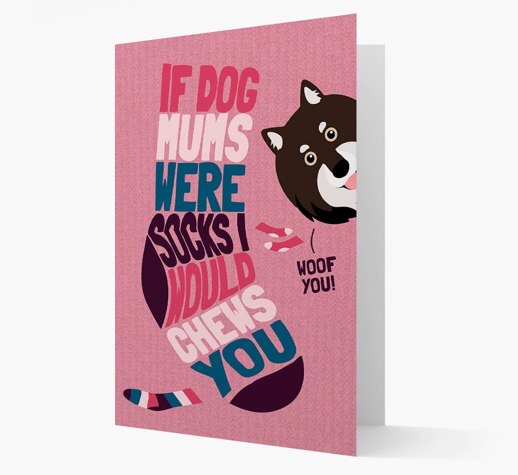 'Chews You' - Personalized {breedFullName} Card