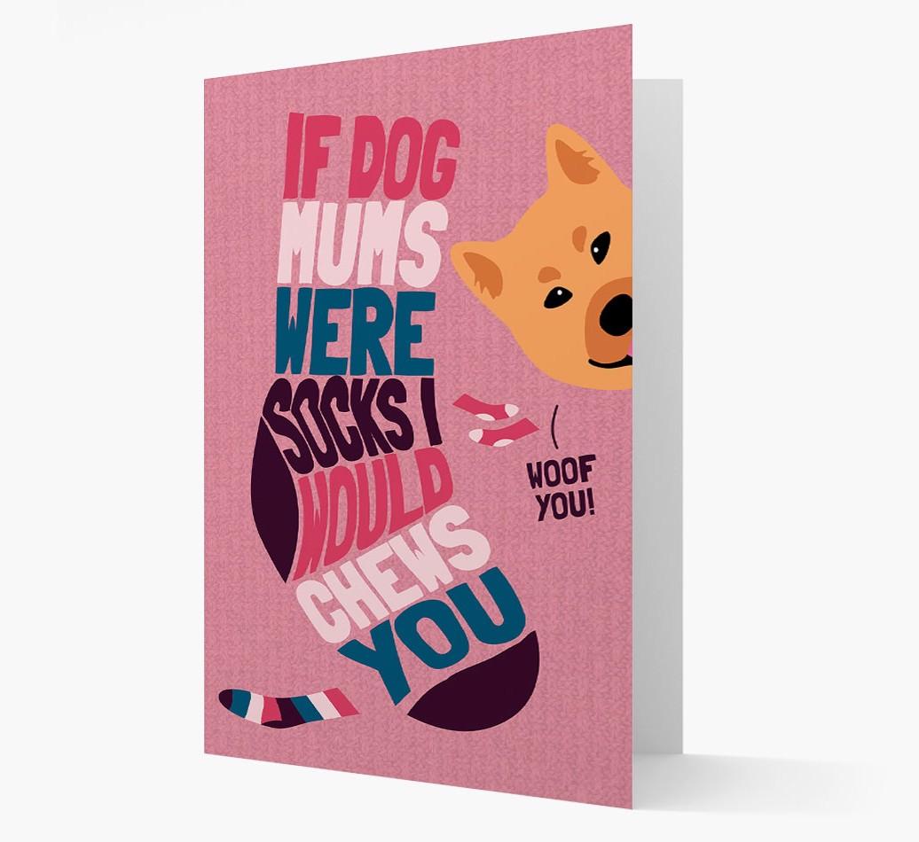 'Chews You' - Personalized {breedFullName} Card