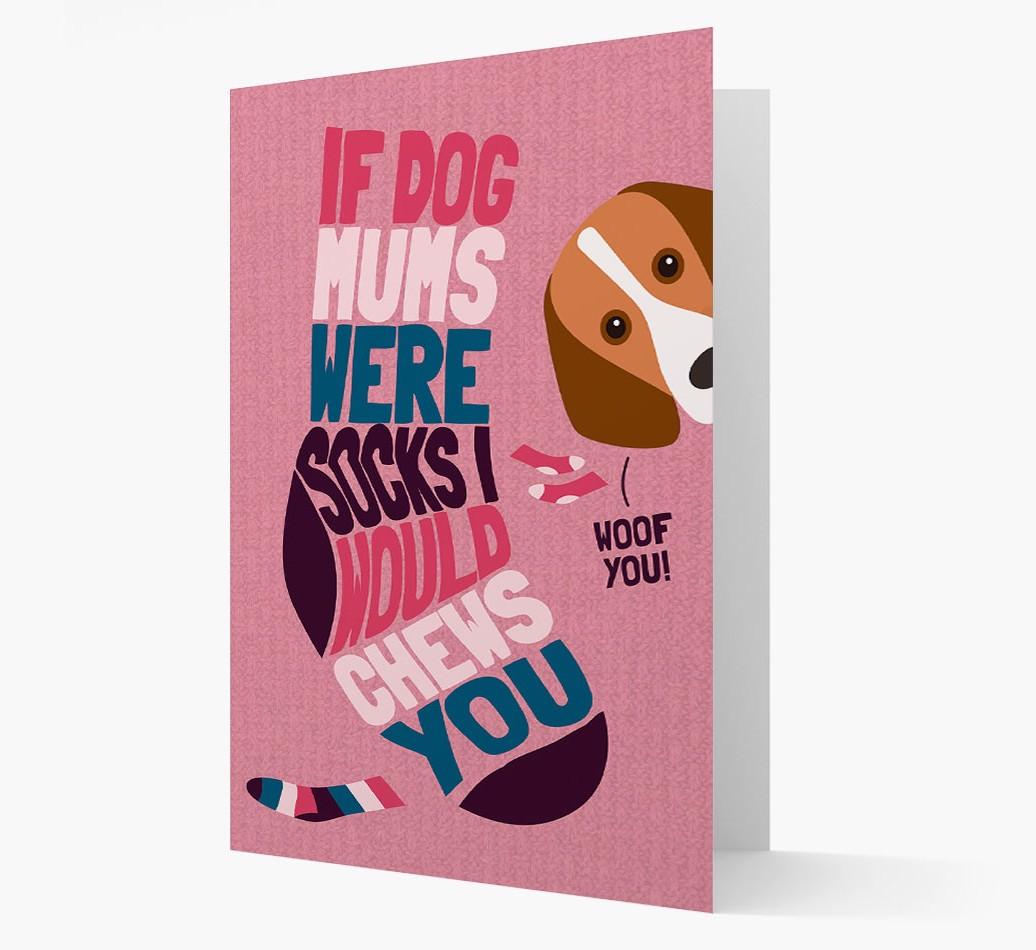 'Chews You' - Personalized {breedFullName} Card