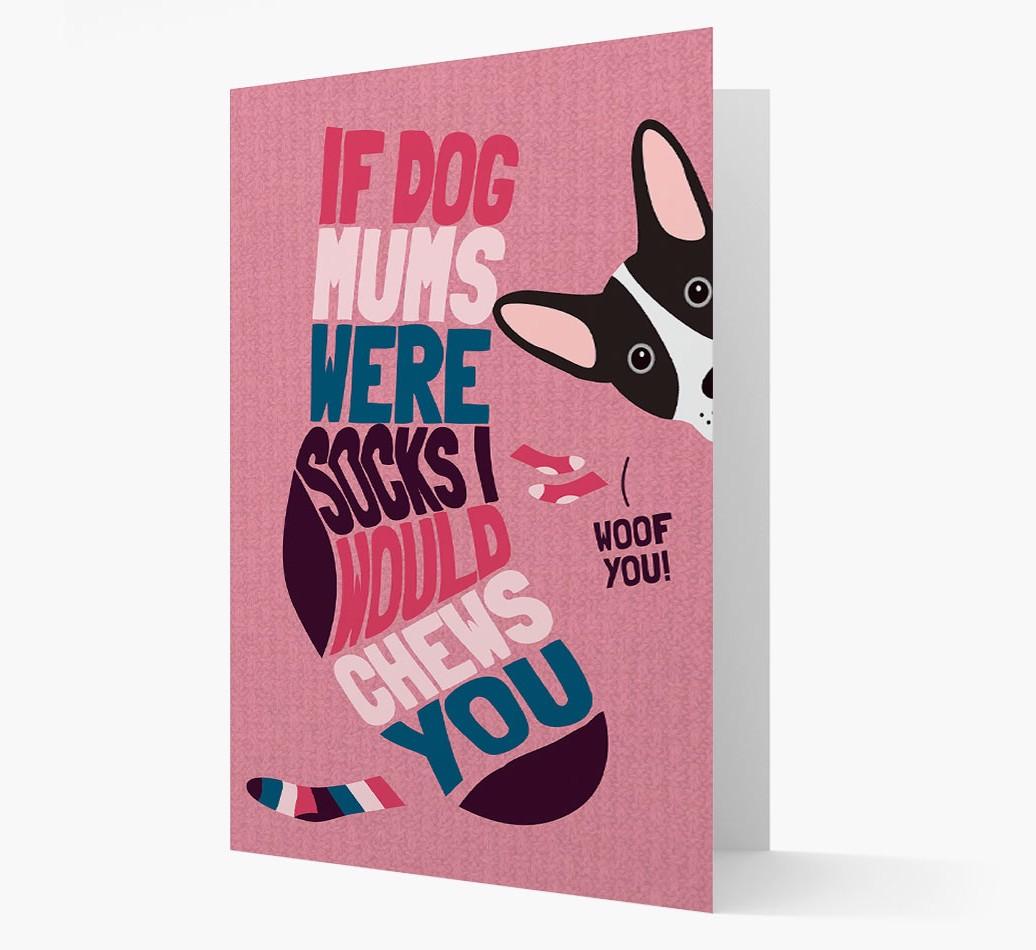 'Chews You' - Personalized {breedFullName} Card