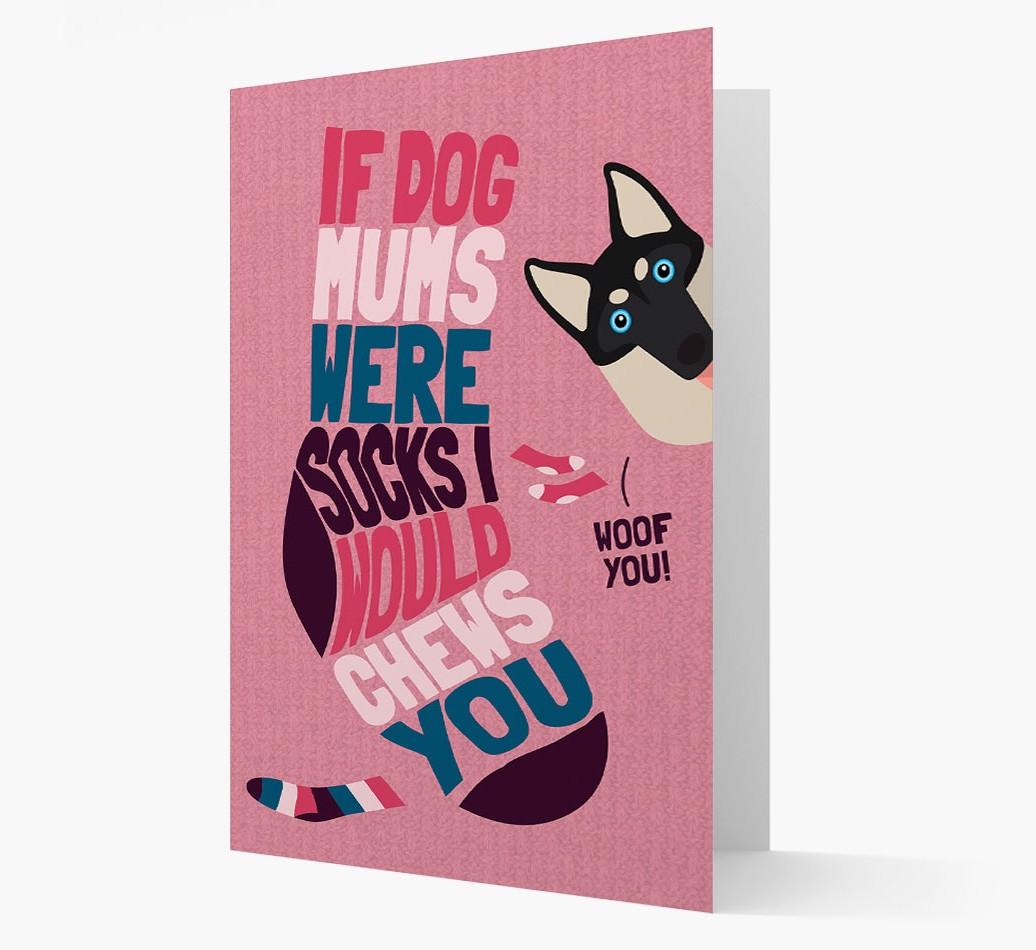 'Chews You' - Personalized {breedFullName} Card