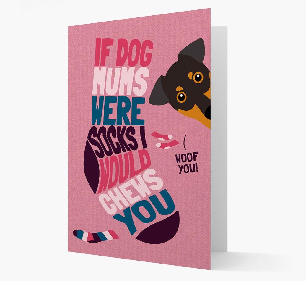 'Chews You' - Personalized {breedFullName} Card