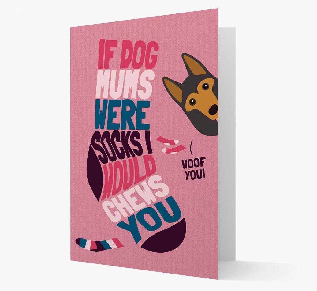 'Chews You' - Personalized {breedFullName} Card