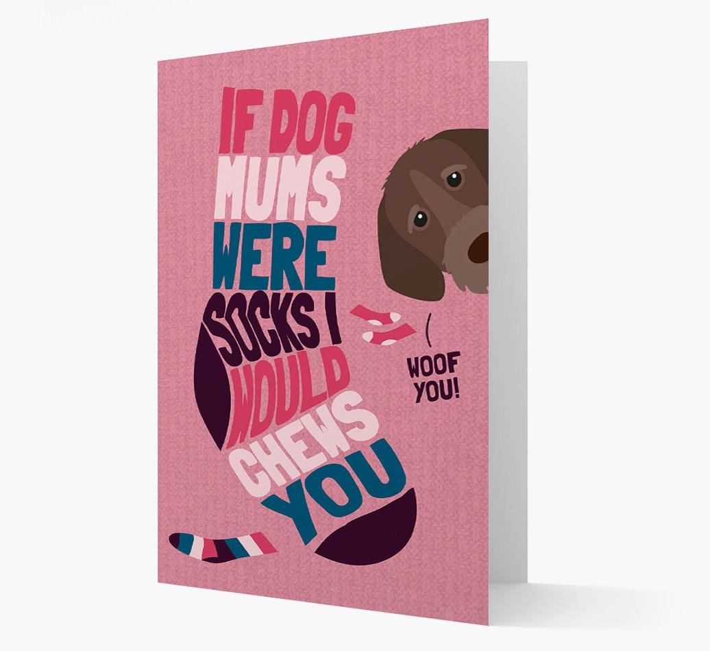 'Chews You' - Personalized {breedFullName} Card