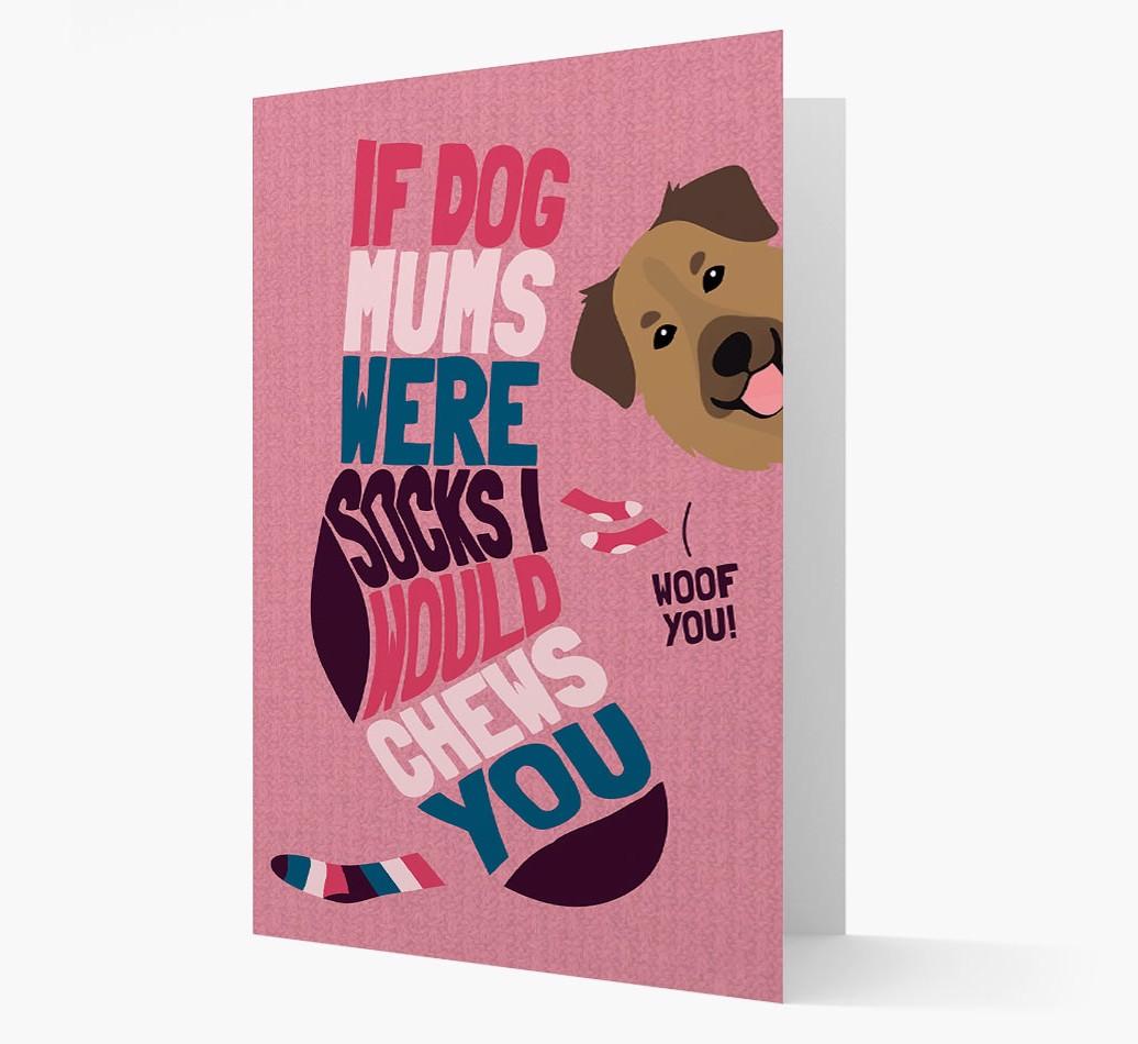 'Chews You' - Personalized {breedFullName} Card