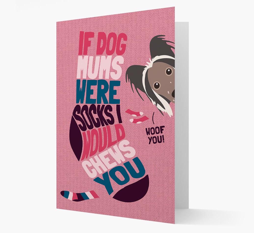 'Chews You' - Personalized {breedFullName} Card