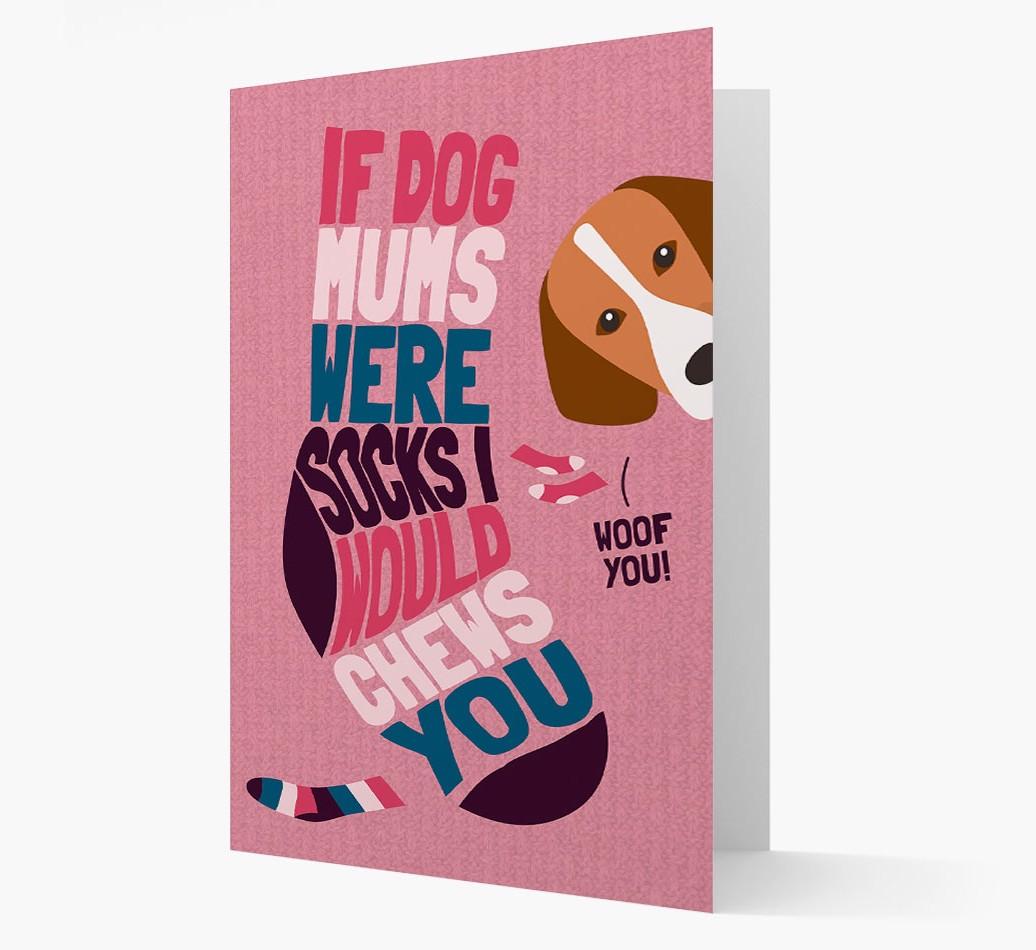 'Chews You' - Personalized {breedFullName} Card