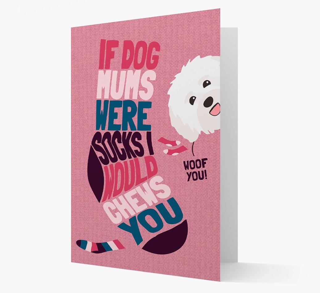 'Chews You' - Personalized {breedFullName} Card
