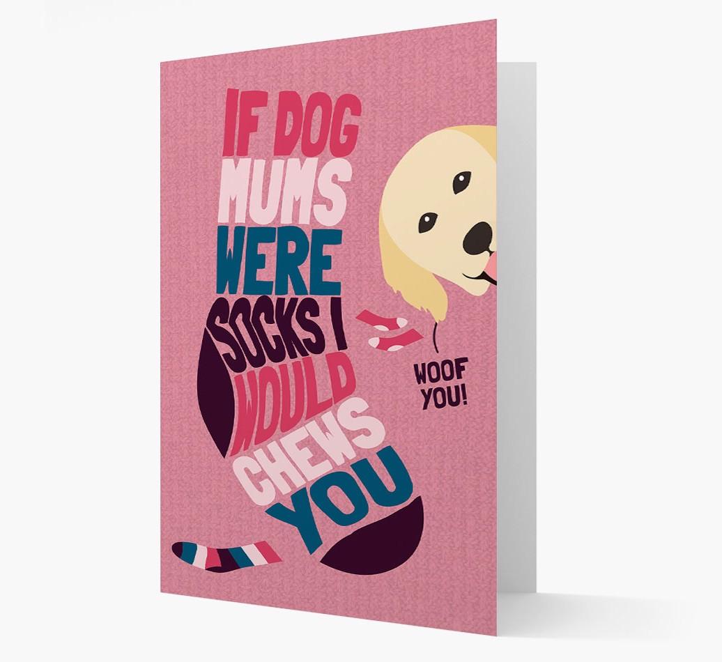 'Chews You' - Personalized {breedFullName} Card