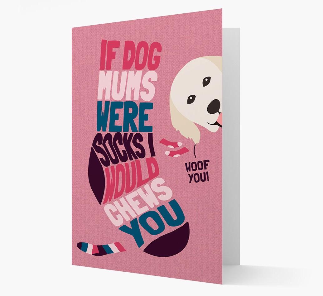'Chews You' - Personalized {breedFullName} Card