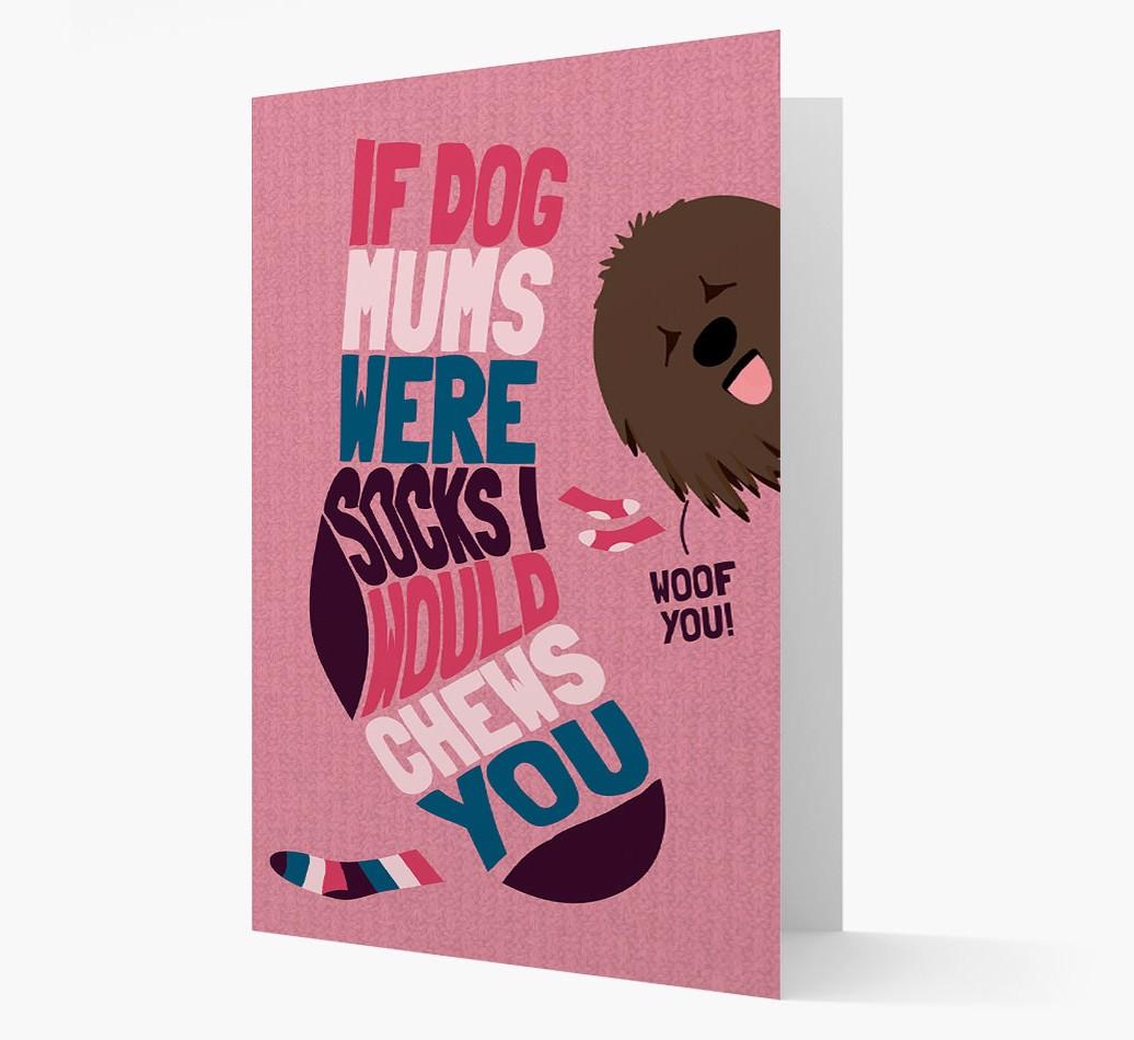'Chews You' - Personalized {breedFullName} Card