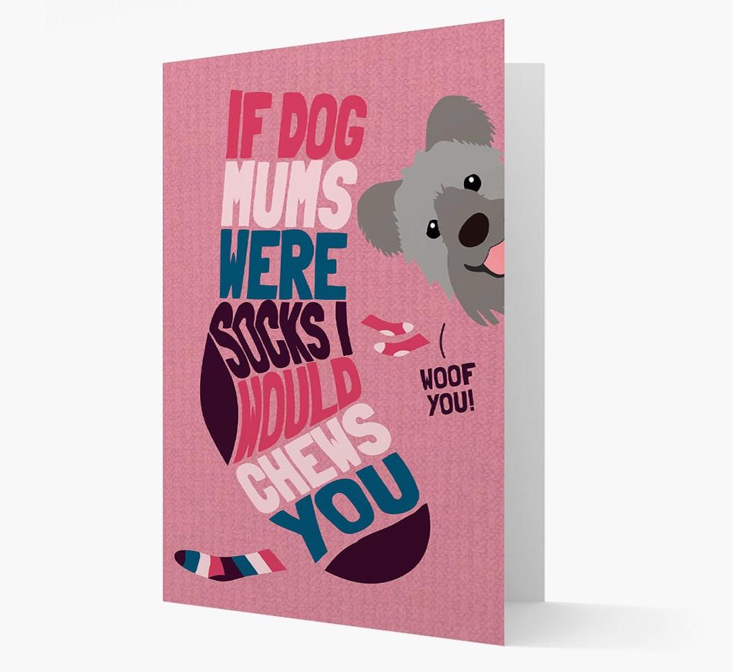 'Chews You' - Personalized {breedFullName} Card