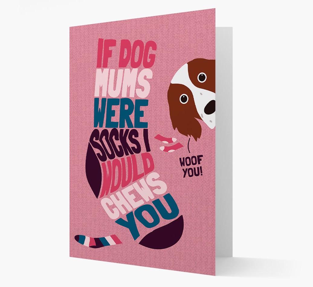 'Chews You' - Personalized {breedFullName} Card