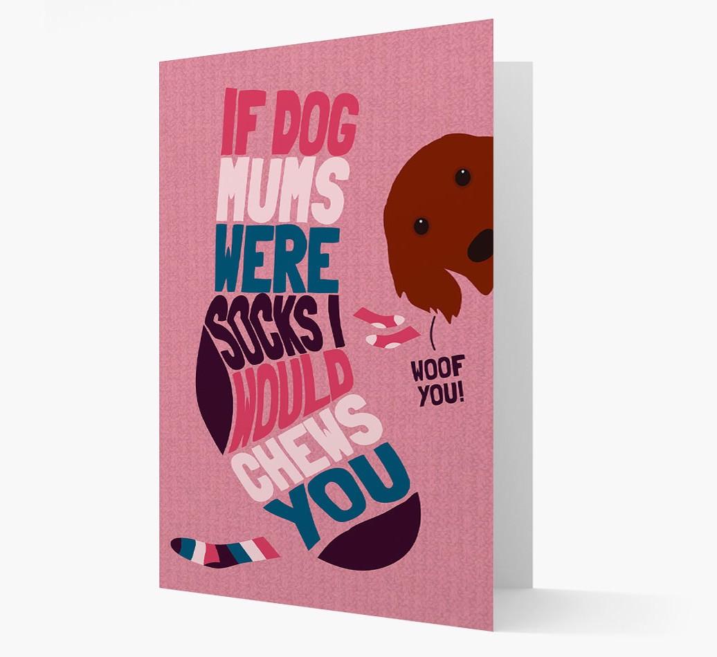 'Chews You' - Personalized {breedFullName} Card