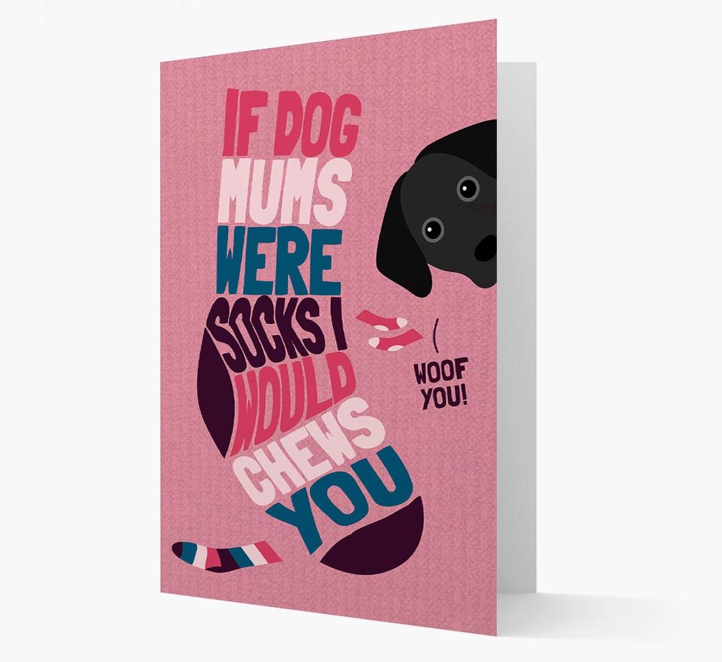 'Chews You' - Personalized {breedFullName} Card