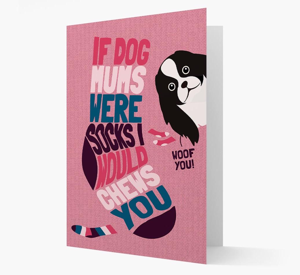 'Chews You' - Personalized {breedFullName} Card