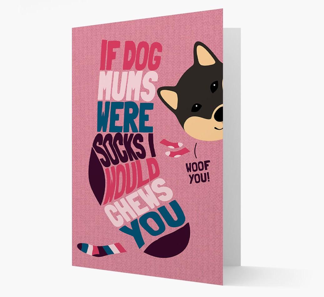 'Chews You' - Personalized {breedFullName} Card