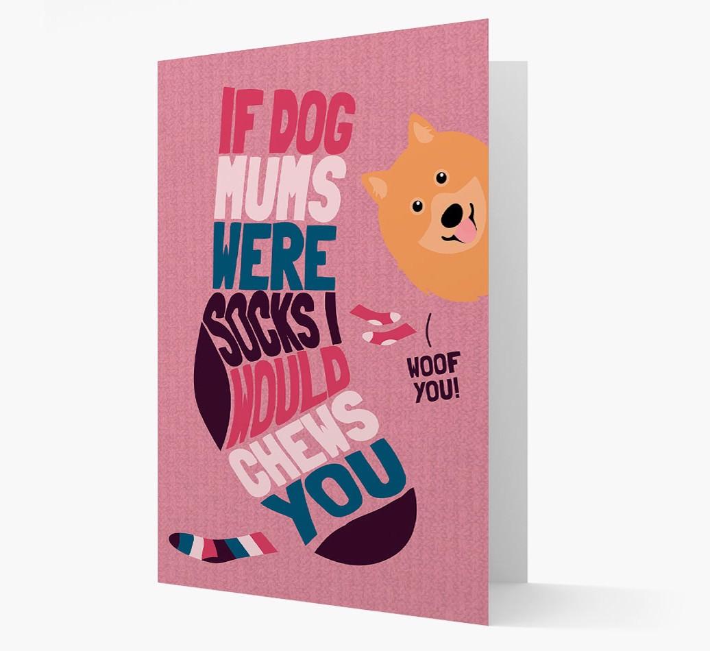 'Chews You' - Personalized {breedFullName} Card