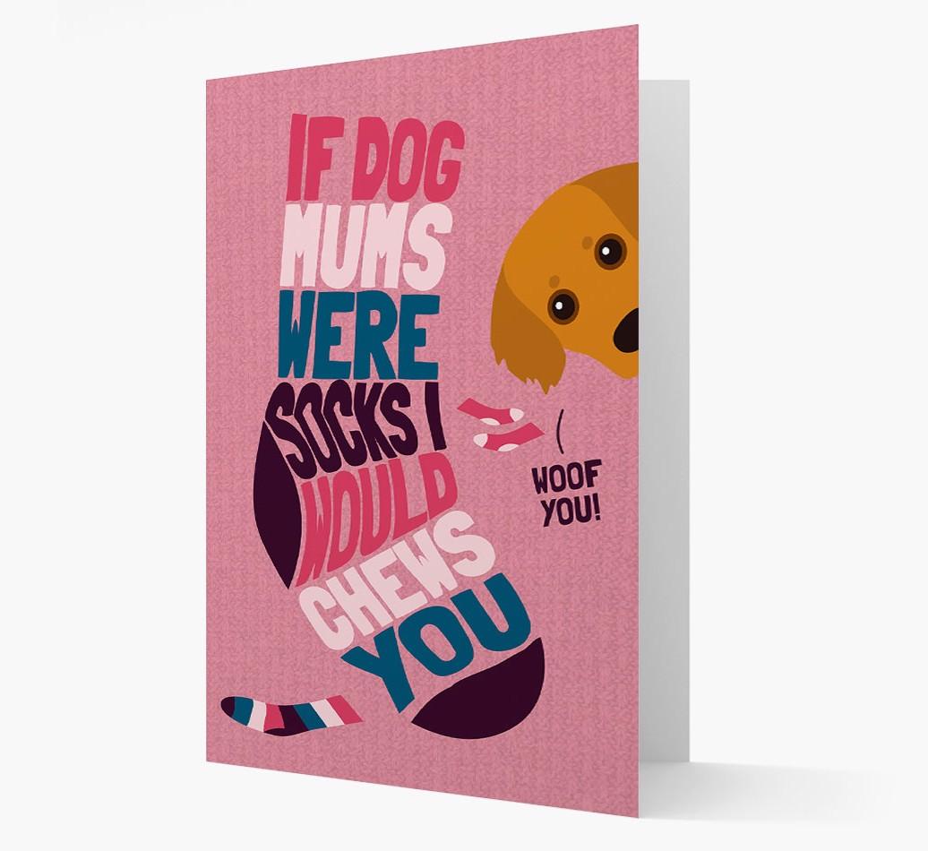 'Chews You' - Personalized {breedFullName} Card