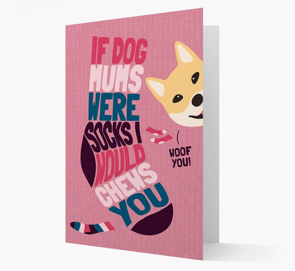 'Chews You' - Personalized {breedFullName} Card