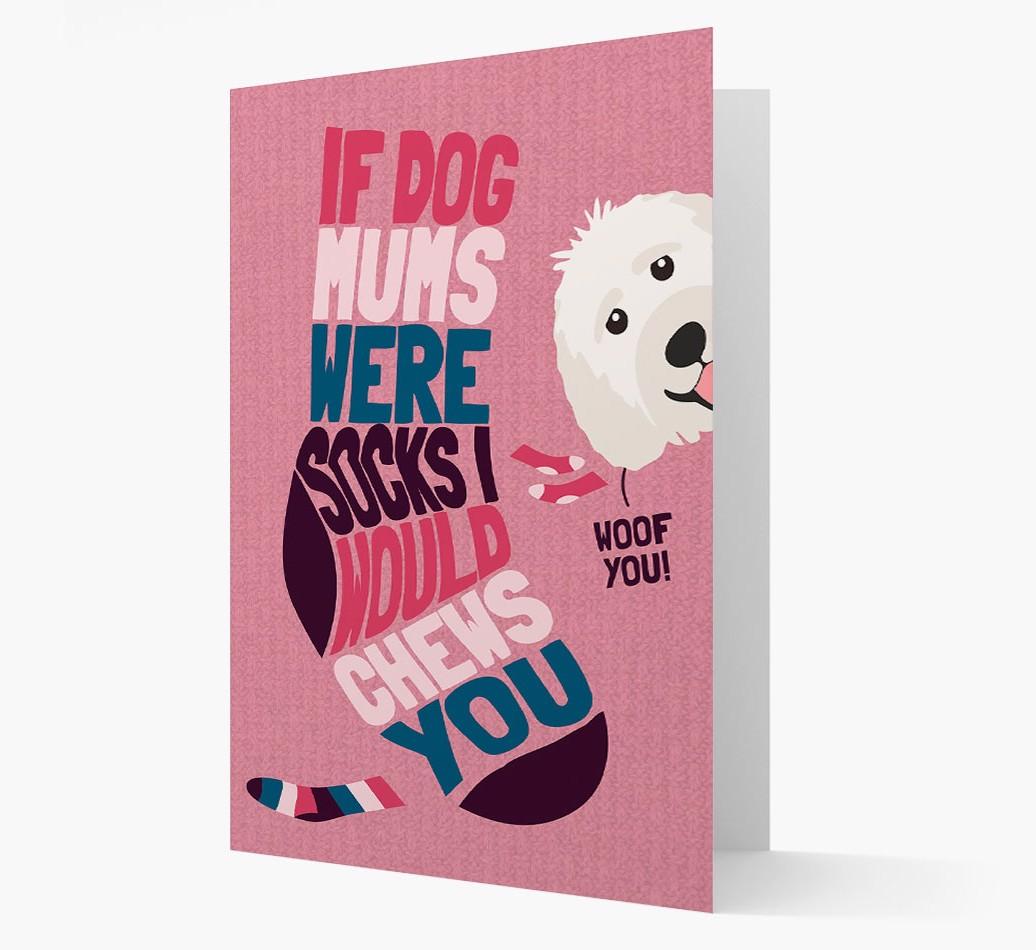 'Chews You' - Personalized {breedFullName} Card