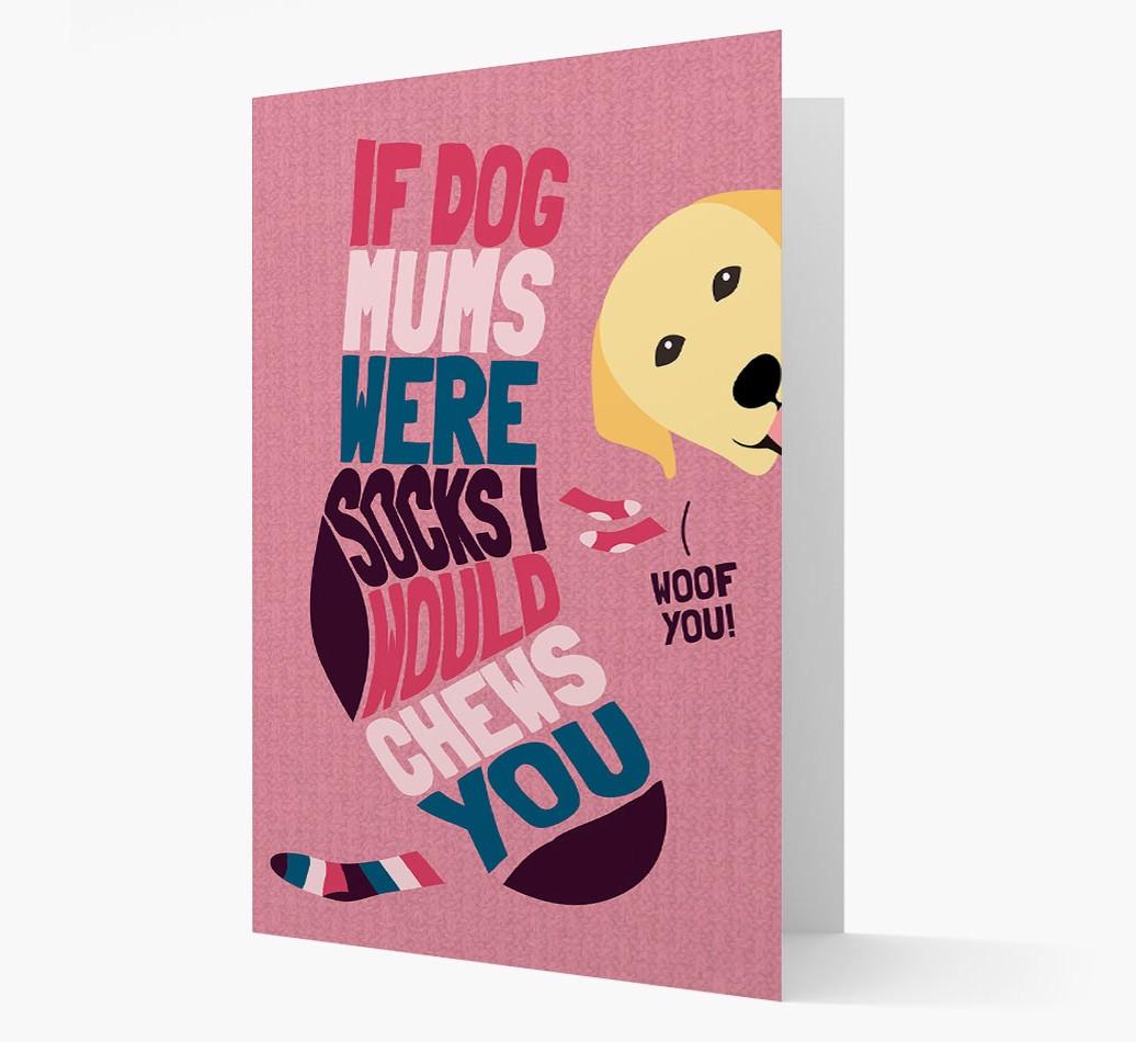 'Chews You' - Personalized {breedFullName} Card