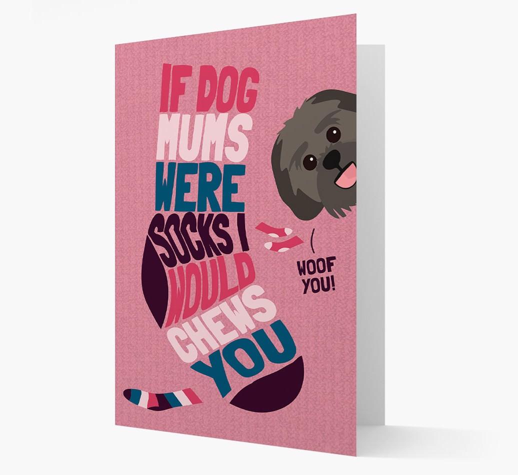 'Chews You' - Personalized {breedFullName} Card